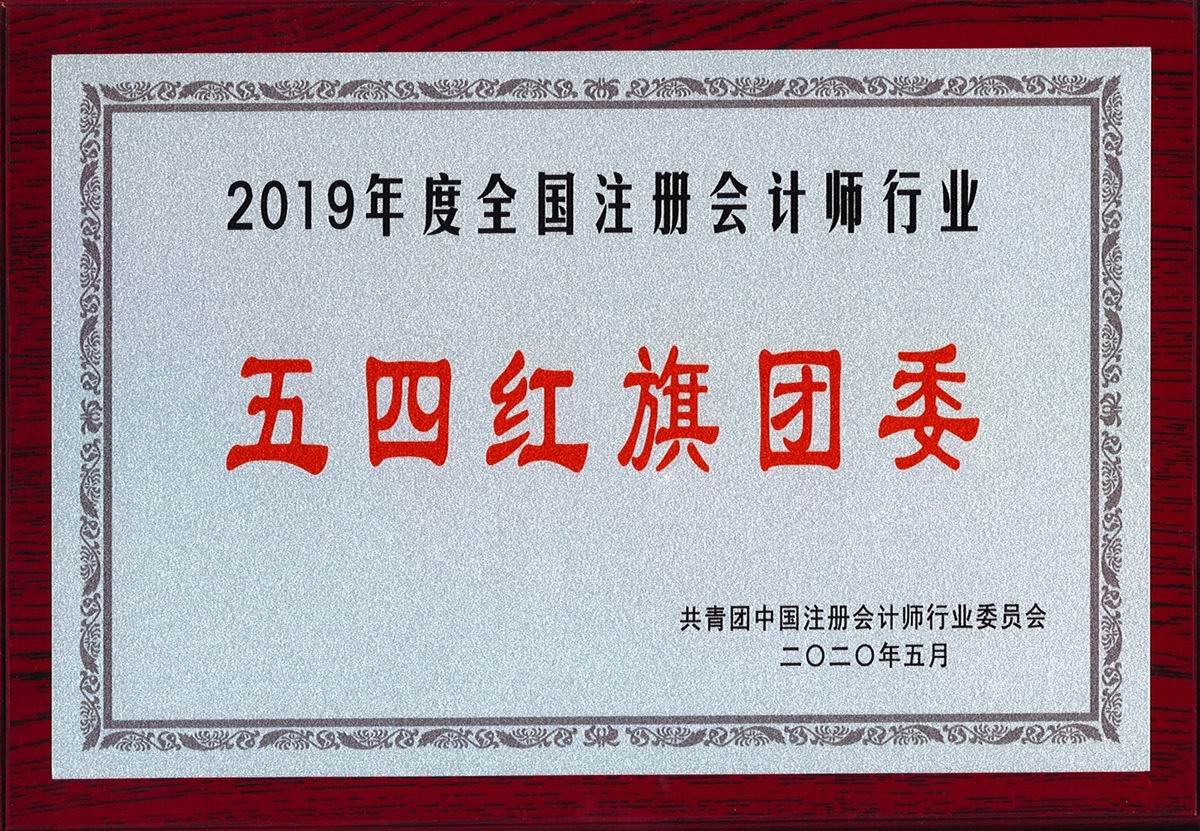 2019年度全國注冊會計師行業(yè)“五四紅旗團(tuán)委”